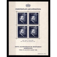 1938 - Liechtenstein - AFA 174 - Miniark - Komponisten Josef Rheinberger - Postfrisk.